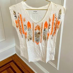 Express sequin Tee - TSwift Lover Era